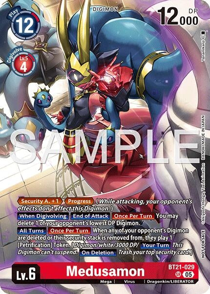 Image for Medusamon (2026 Dash Pack Campaign) (Alternate Art - Japanese) (BT21-029 SR) (World Convergence) (BT-21) - Digimon Card Game