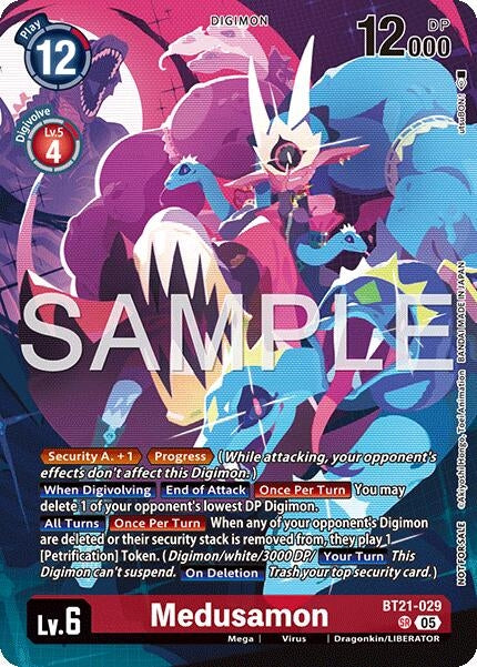 Image for Medusamon (2026 Dash Pack Campaign) (Alternate Art - Chinese) (BT21-029 SR) (World Convergence) (BT-21) - Digimon Card Game