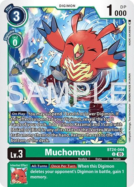 Image for Muchomon (BT24-044 U) (Time Stranger) (BT-24) - Digimon Card Game