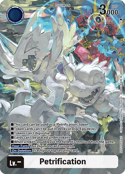 Image for Petrification (Box Topper) (Time Stranger) (BT-24) - Digimon Card Game