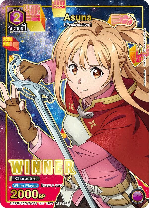 Image for Asuna (041) (Winner) (UEPR/SAO-2-041) - Union Arena
