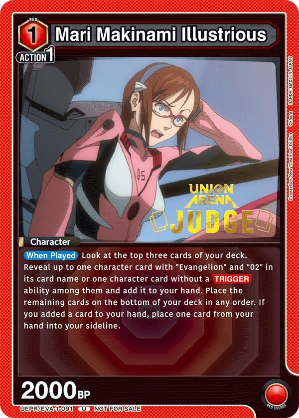 Image for Mari Makinami Illustrious (Judge Pack) (UEPR/EVA-1-091) - Union Arena