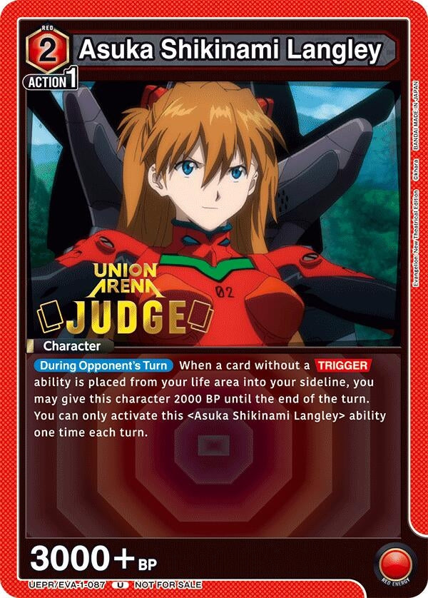 Image for Asuka Shikinami Langley (Judge Pack) (UEPR/EVA-1-087) - Union Arena