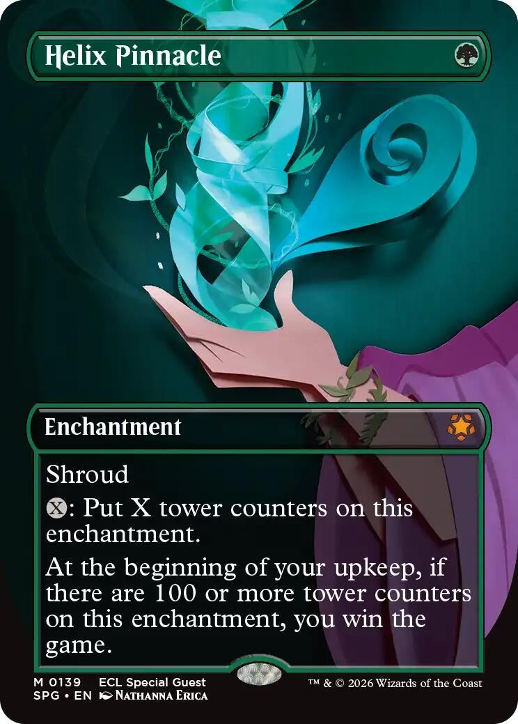 Image for Helix Pinnacle (Borderless) (139) - Magic: The Gathering