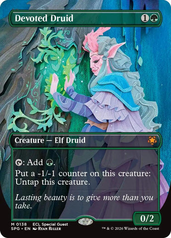 Image for Devoted Druid (Borderless) (138) - Magic: The Gathering