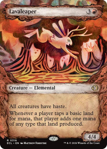 Image for Lavaleaper (Showcase) (318) - Magic: The Gathering