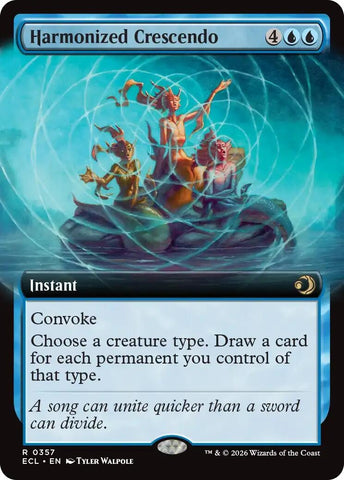 Image for Harmonized Crescendo (Extended Art) (357) - Magic: The Gathering