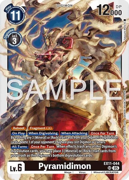 Image for Pyramidimon (EX11-044 SR) (Dawn of Liberator) (EX-11) - Digimon Card Game