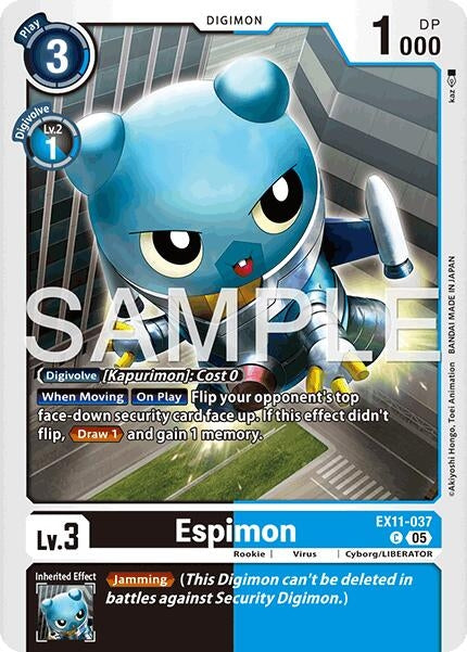 Image for Espimon (EX11-037 C) (Dawn of Liberator) (EX-11) - Digimon Card Game