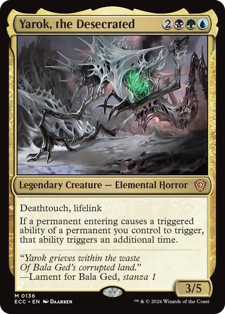 Image for Yarok, the Desecrated (136) - Magic: The Gathering
