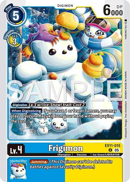 Image for Frigimon (EX11-015 U) (Dawn of Liberator) (EX-11) - Digimon Card Game