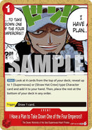 Image for I Have a Plan to Take Down One of the Four Emperors!! (OP14-019) - One Piece Card Game