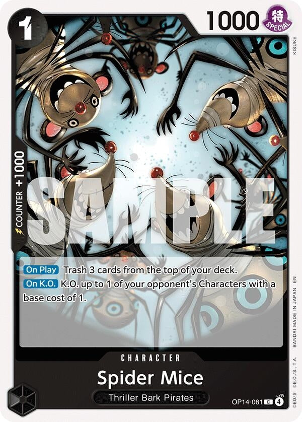 Image for Spider Mice (OP14-081) - One Piece Card Game