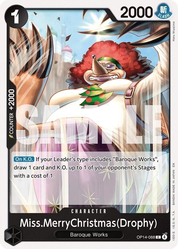 Image for Miss.MerryChristmas(Drophy) (OP14-088) - One Piece Card Game