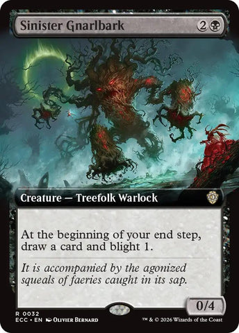 Image for Sinister Gnarlbark (Extended Art) (32) - Magic: The Gathering