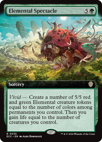Image for Elemental Spectacle (Extended Art) - Magic: The Gathering