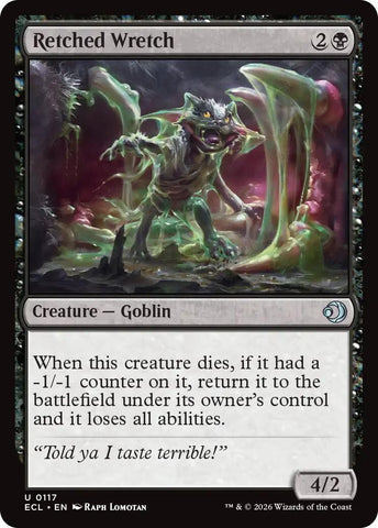 Image for Retched Wretch (117) - Magic: The Gathering