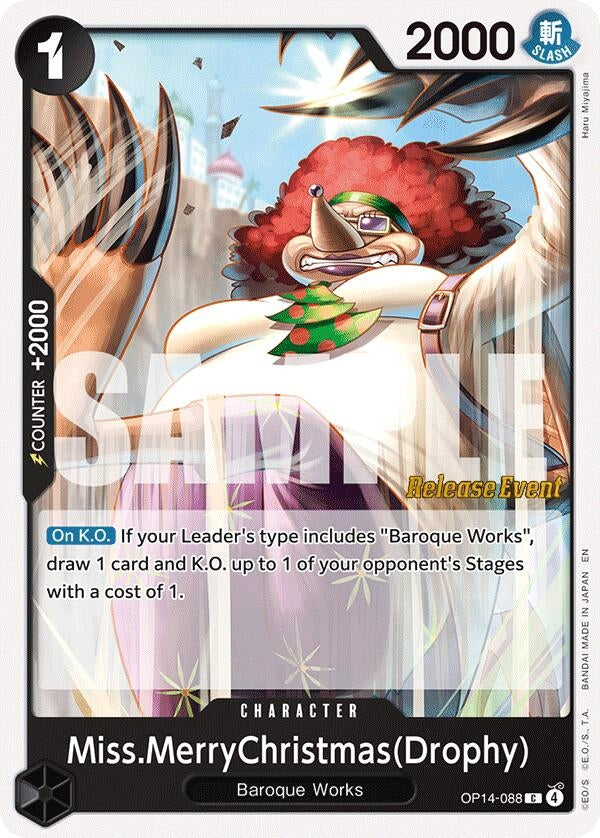 Image for Miss.MerryChristmas(Drophy) (OP14-088) - One Piece Card Game