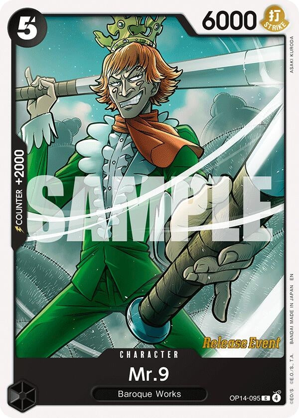 Image for Mr.9 (OP14-095) - One Piece Card Game