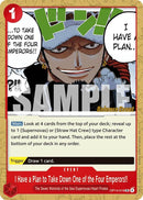 Image for I Have a Plan to Take Down One of the Four Emperors!! (OP14-019) - One Piece Card Game