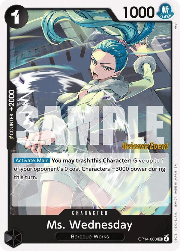Image for Ms. Wednesday (OP14-083) - One Piece Card Game