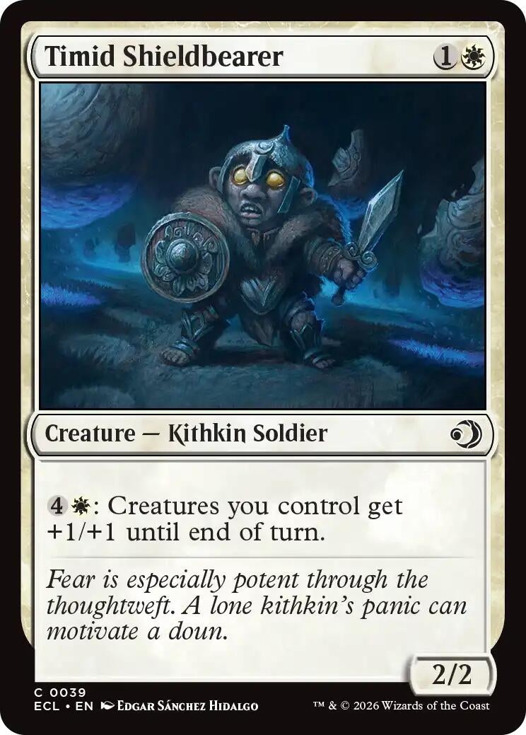 Image for Timid Shieldbearer (39) - Magic: The Gathering