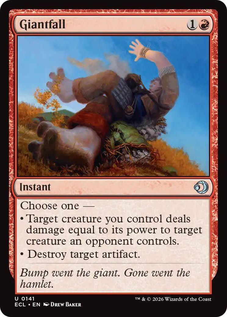 Image for Giantfall (141) - Magic: The Gathering