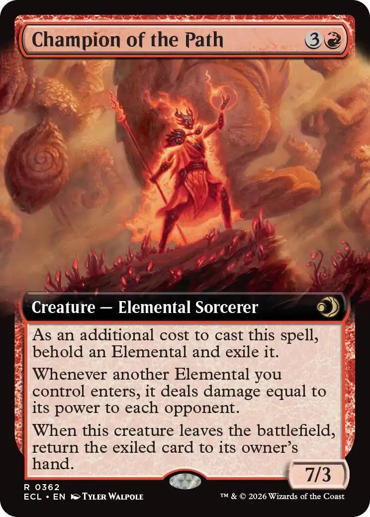 Image for Champion of the Path (Extended Art) (362) - Magic: The Gathering