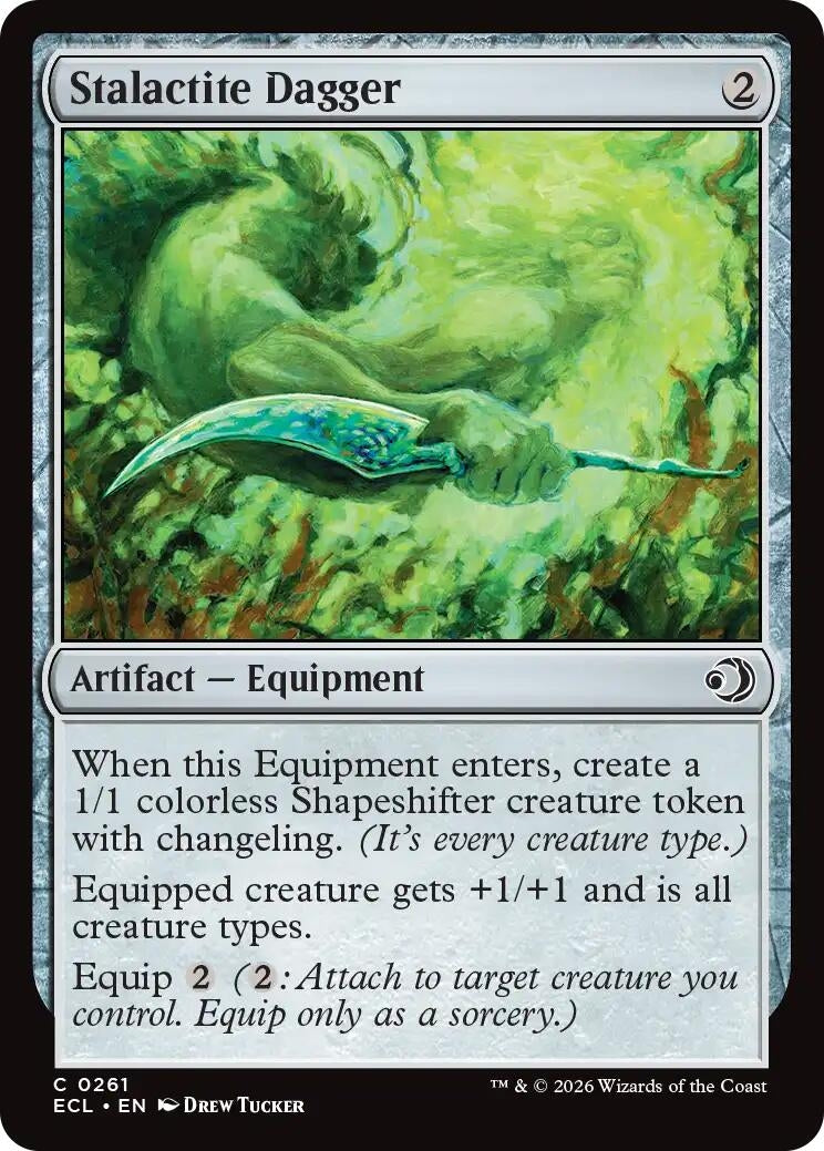 Image for Stalactite Dagger (261) - Magic: The Gathering