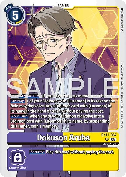 Image for Dokuson Aruba (EX11-067 U) (Dawn of Liberator) (EX-11) - Digimon Card Game