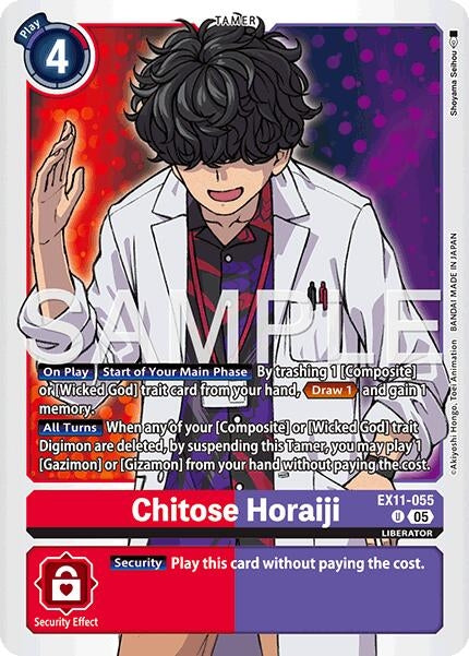 Image for Chitose Horaiji (EX11-055 U) (Dawn of Liberator) (EX-11) - Digimon Card Game