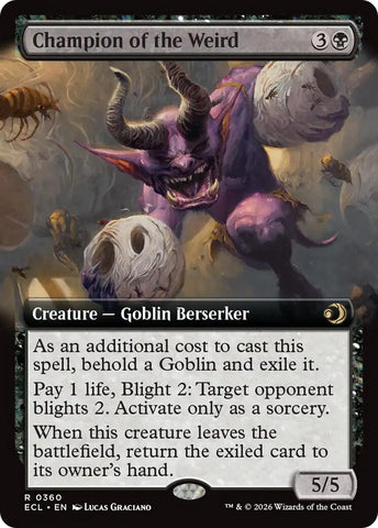 Image for Champion of the Weird (Extended Art) (360) - Magic: The Gathering