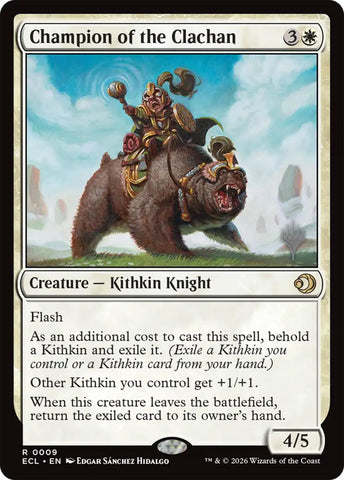 Image for Champion of the Clachan (9) - Magic: The Gathering