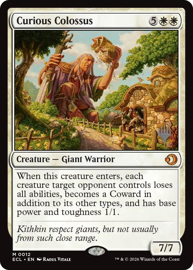 Image for Curious Colossus (12) - Magic: The Gathering