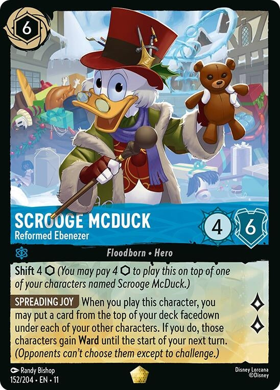 Image for Scrooge McDuck - Reformed Ebenezer (152/204) - Disney Lorcana