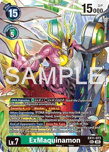 Image for ExMaquinamon (EX11-073 SEC) (Dawn of Liberator) (EX-11) - Digimon Card Game