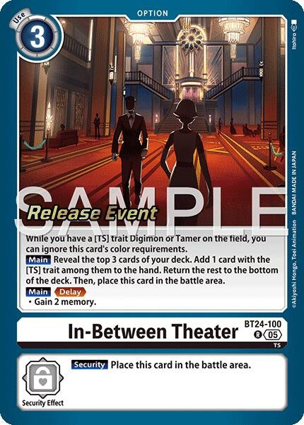 Image for In-Between Theater (BT24-100 R) - Digimon Card Game