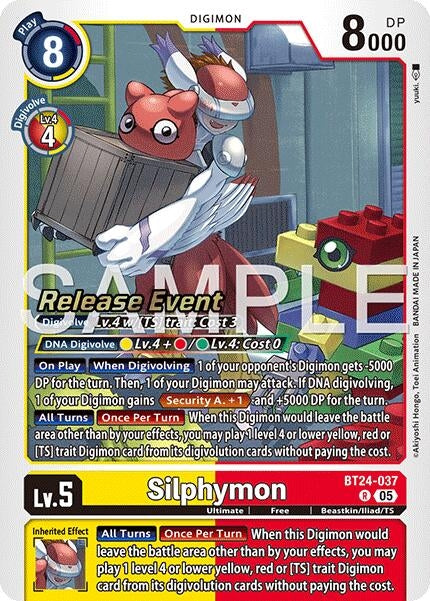 Image for Silphymon (BT24-037 R) - Digimon Card Game