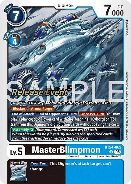 Image for MasterBlimpmon (BT24-062 R) - Digimon Card Game
