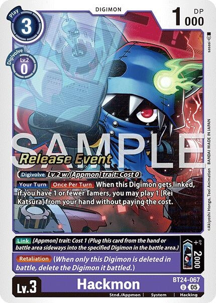 Image for Hackmon (BT24-067 U) - Digimon Card Game