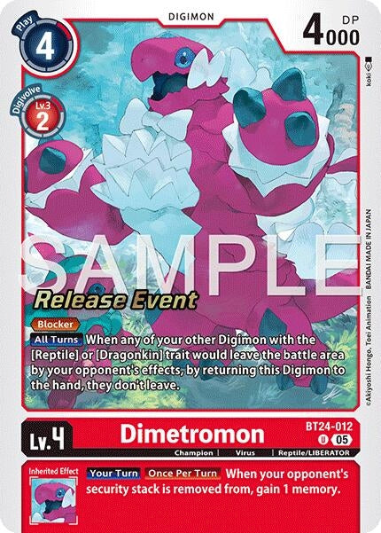 Image for Dimetromon (BT24-012 U) - Digimon Card Game