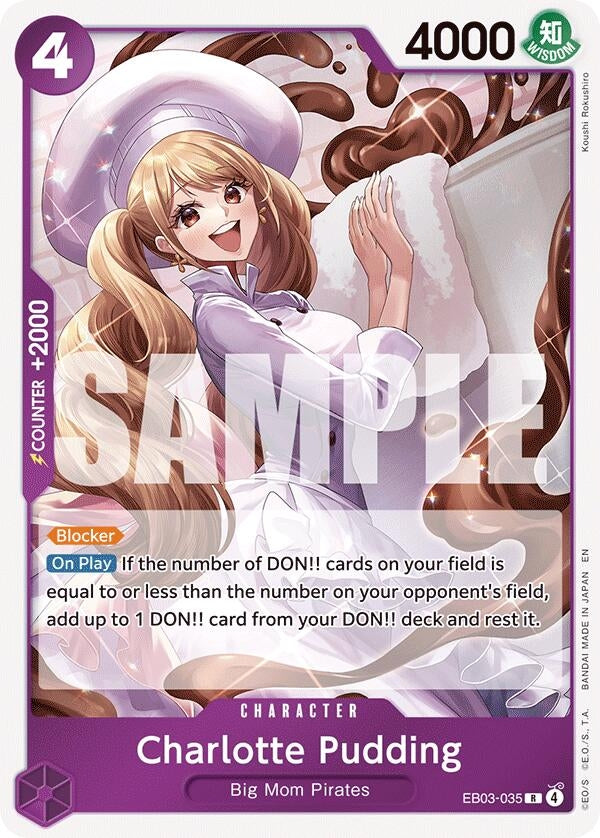 Image for Charlotte Pudding (EB03-035) (Extra Booster: One Piece Heroines Edition) - One Piece Card Game