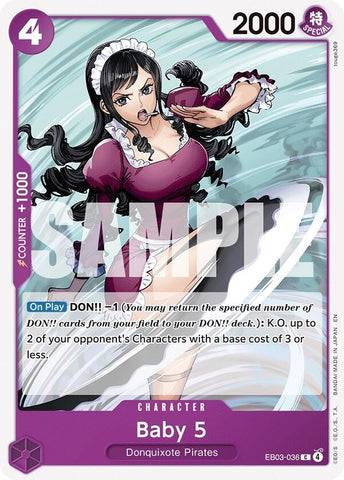 Image for Baby 5 (EB03-036) (Extra Booster: One Piece Heroines Edition) - One Piece Card Game