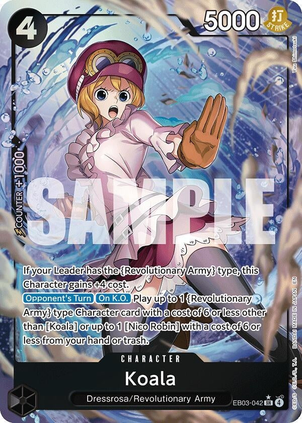 Image for Koala (Alternate Art) (EB03-042) (Extra Booster: One Piece Heroines Edition) - One Piece Card Game