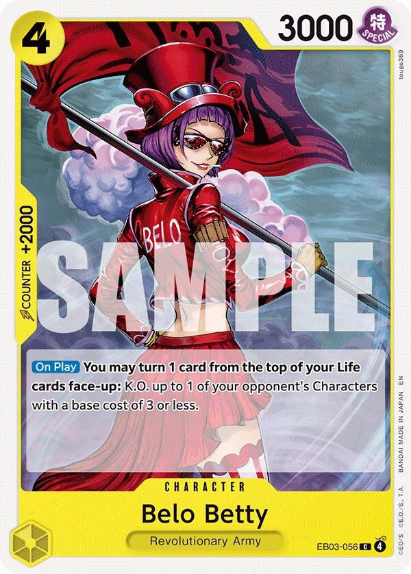 Image for Belo Betty (EB03-056) (Extra Booster: One Piece Heroines Edition) - One Piece Card Game