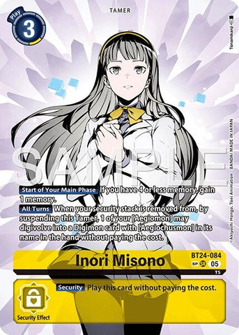 Image for Inori Misono (SP) (BT24-084 SR) (Time Stranger) (BT-24) - Digimon Card Game