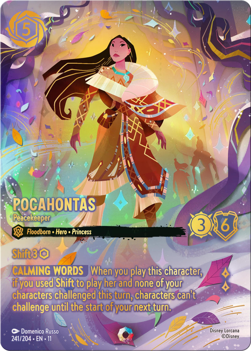 Image for Pocahontas - Peacekeeper (Iconic) (241/204) - Disney Lorcana