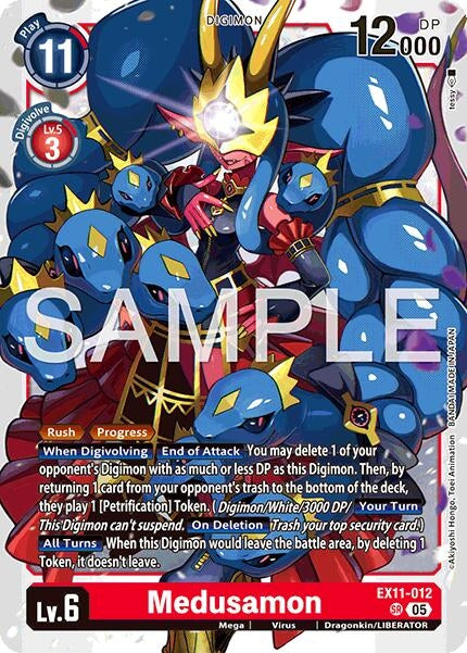 Image for Medusamon (EX11-012 SR) (Dawn of Liberator) (EX-11) - Digimon Card Game