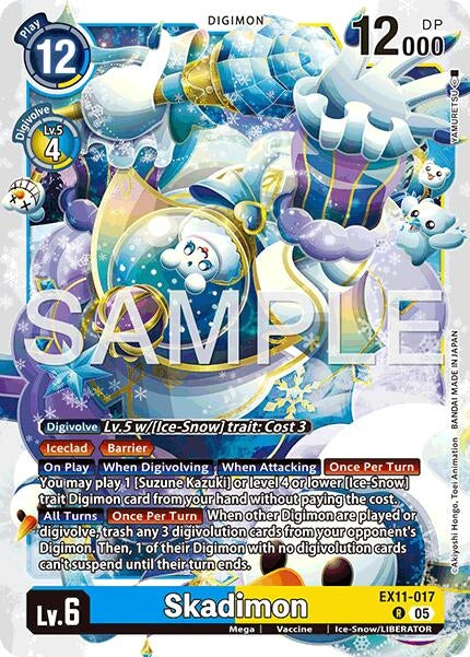 Image for Skadimon (EX11-017 R) (Dawn of Liberator) (EX-11) - Digimon Card Game