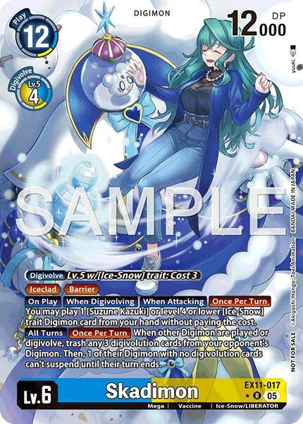 Image for Skadimon (Box Topper) (EX11-017 R) (Dawn of Liberator) (EX-11) - Digimon Card Game